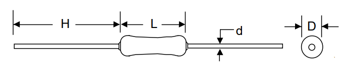 100k resistor size dimensions