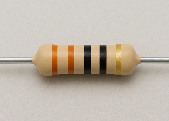 330 ohm resistor color code 5 band