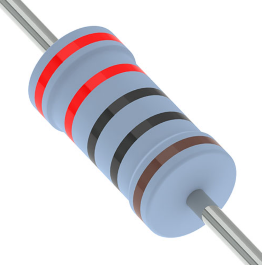 220 ohm 5 band resistor