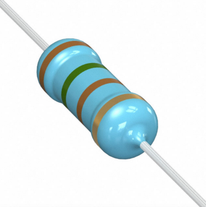 150 ohm resistor color code 4 band