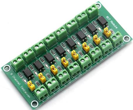 PC817 8 Channel Optocoupler Isolation Module Board