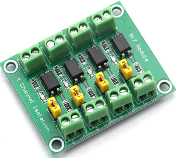 PC817 4 Channel Optocoupler Isolation Module Board
